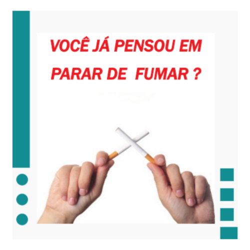 ja pensou em parar de fumar?