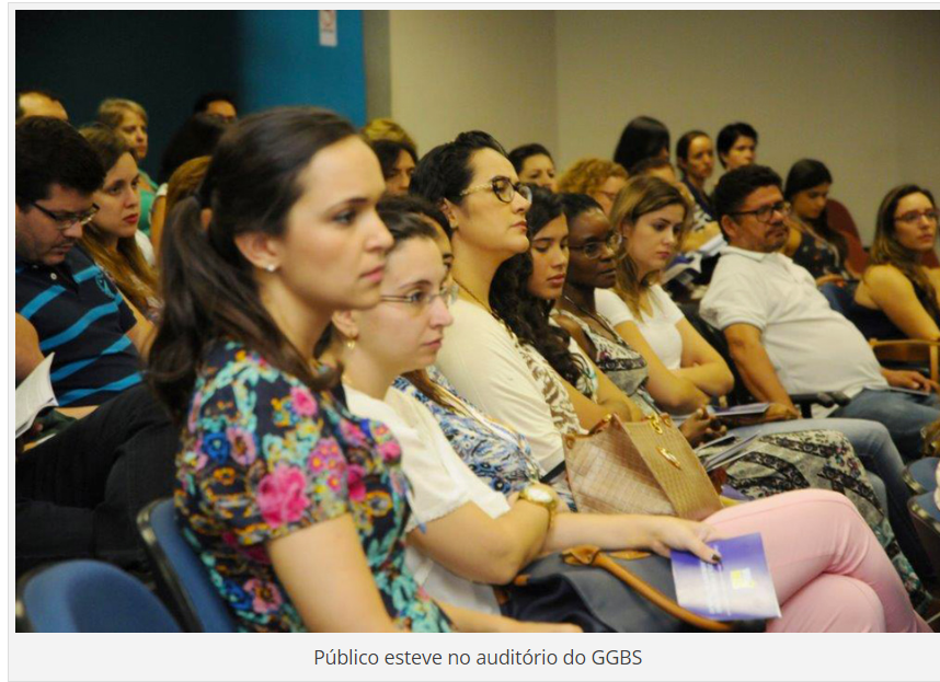 Público esteve no auditório do GGBS